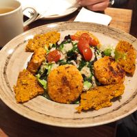 "sweet potato" salad at VegANGELov  in Belgrade