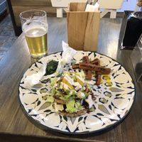 Tofu burger   at VegANGELov  in Belgrade