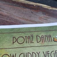 Potaz dana came with bread at VegANGELov  in Belgrade