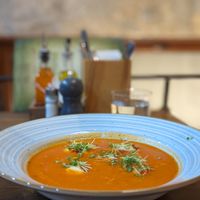 Soups at VegANGELov  in Belgrade