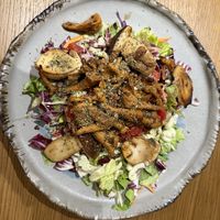 More tasty mushrooms   at VegANGELov  in Belgrade