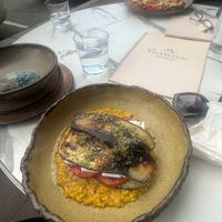 II didn't really care for this dish, and unfortunately I don't remember the name, but it was a risotto with eggplant, tomato, and cheese. It was quite oily and bland.
 at VegANGELov  in Belgrade