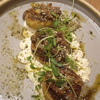 Artichokes with Porcini mushrooms at VegANGELov  in Belgrade