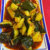 Marinated Cold Cucumber in Chilli at River 川之源 in Hong Kong Island