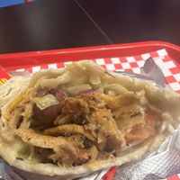 Vegan kebab  at Kebhouze in Milan