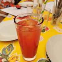 Watermelon juice at Taquería La Lupe Alameda in Sevilla