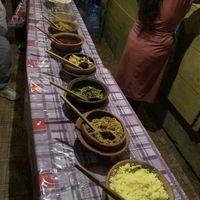 Finished curries at Priya's Cooking School in Ella