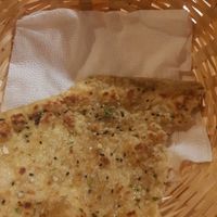 Garlic naan at MahaRana Indian Ayurvedic Restaurant in Budapest