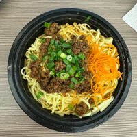 Impossible Dan Dan Noodles at La Salle Dumpling Room in New York City