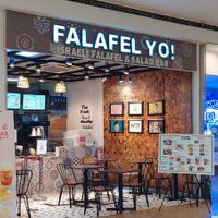 Restaurant facade. In front of Citizen & Quicksilver stores, 2nd Level SM North EDSA Annex at Falafel Yo in Quezon City