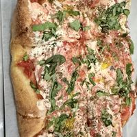 Vegan pizza   at Gusto Pinsa Romana in San Francisco