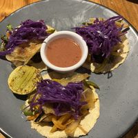 Vegan tacos   at Las Estrellas in Tulum
