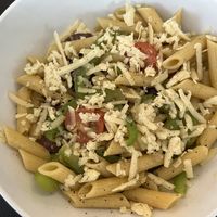 Veggie pasta  at Jolie Lounge & Café in Aekaeslompolo