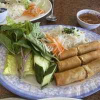 Spring Rolls - this starter could be a meal  at Thuong An lac in Honolulu