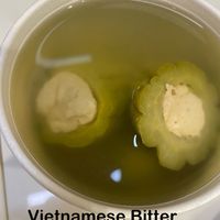 Bitter melon soup, not for everyone   at Thuong An lac in Honolulu