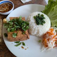 Lemongrass tofu at Thuong An lac in Honolulu