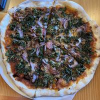 Walnut sausage pizzaa  at Session in Campbell River