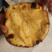 Plain naan, vegeterian not vegan. at Thali Indian Grill in St Thomas