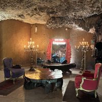 Entry to cave  at Alux Restaurante in Playa Del Carmen