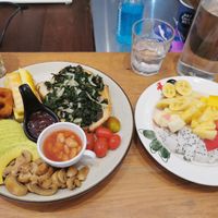 Vegan breakfast! at Patcharee French Bakery in Ao Nang