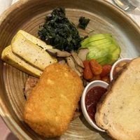 Vegan breakfast  at Patcharee French Bakery in Ao Nang