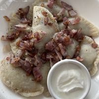 Pierogi!  at Secret Beach Bar and Grill in Koh Phangan