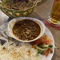 Aloo paratha, Chole Chagall with rice   at Indiyskiy Restoran Masala in Minsk