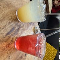 Ginger soda & Hibiscus tea at Harlow - 23rd Ave in Portland