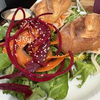 Vegan and gluten free tofu bahn mi  at Harlow - 23rd Ave in Portland