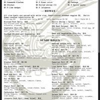 Menu  at Miso Good Ramen in Santa Rosa