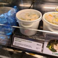 Sweet potato curry at MEL - Earl Canteen - T3 in Melbourne