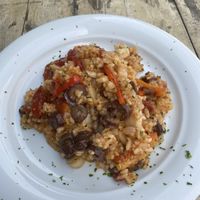 Cebola recheada com risotto   at Munganga Bistrô in Ipojuca