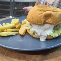 Crispy chicken at Refúgio Veg in Rio De Janeiro