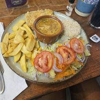 Tofu empanado at Refúgio Veg in Rio De Janeiro