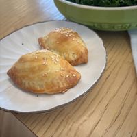 Pastry with spicy fillingg  at LN Fortunate Coffee in Shanghai