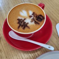 Rooiboslatte at LN Fortunate Coffee in Shanghai