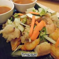 Vegetarian Indian Rojak @ S$4.5 at Gokul Vegetarian Restaurant - Fortune Centre in Central Singapore