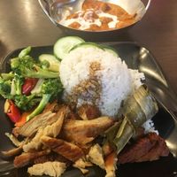 Chicken Rice like you would never imagine, so good at Gokul Vegetarian Restaurant - Fortune Centre in Central Singapore