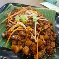 Sweet sweet fried carrot cake at Gokul Vegetarian Restaurant - Fortune Centre in Central Singapore