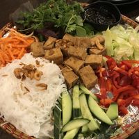 Vegan Rice paper satay (Vegan option is not a satay)  at Mr Bun Mi in Mildura