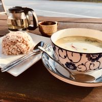 Green Curry with rice  at JaJa's Restaurant Thai Vegan in Koh Phangan