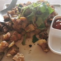 black pepper pork at JaJa's Restaurant Thai Vegan in Koh Phangan