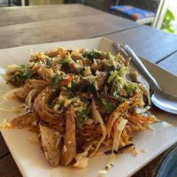 Boiled (not) Pork with Lime Salad Special!!!  at JaJa's Restaurant Thai Vegan in Koh Phangan