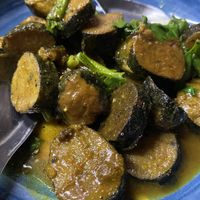 Fish in Curry sauce  at JaJa's Restaurant Thai Vegan in Koh Phangan