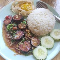 Chili fried 'fish' at JaJa's Restaurant Thai Vegan in Koh Phangan