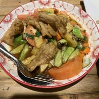 Crispy chick sweet and sour   at JaJa's Restaurant Thai Vegan in Koh Phangan