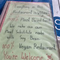 You‘re welcome 😀  at JaJa's Restaurant Thai Vegan in Koh Phangan