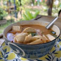 Tom yam soup   at JaJa's Restaurant Thai Vegan in Koh Phangan