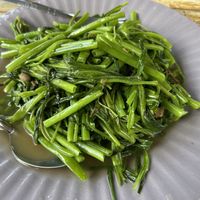 Morning glory   at JaJa's Restaurant Thai Vegan in Koh Phangan