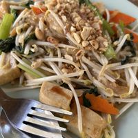 Vegan pad Thai   at JaJa's Restaurant Thai Vegan in Koh Phangan